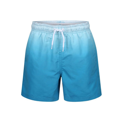 Blue - Front - RIPT Essentials Mens Dip Dye Swim Shorts