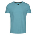 Blue - Back - Light And Shade Mens Classic V Neck Pyjama Set