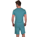 Blue - Lifestyle - Light And Shade Mens Classic V Neck Pyjama Set