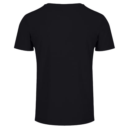 Black - Side - Light And Shade Mens Classic V Neck Pyjama Set