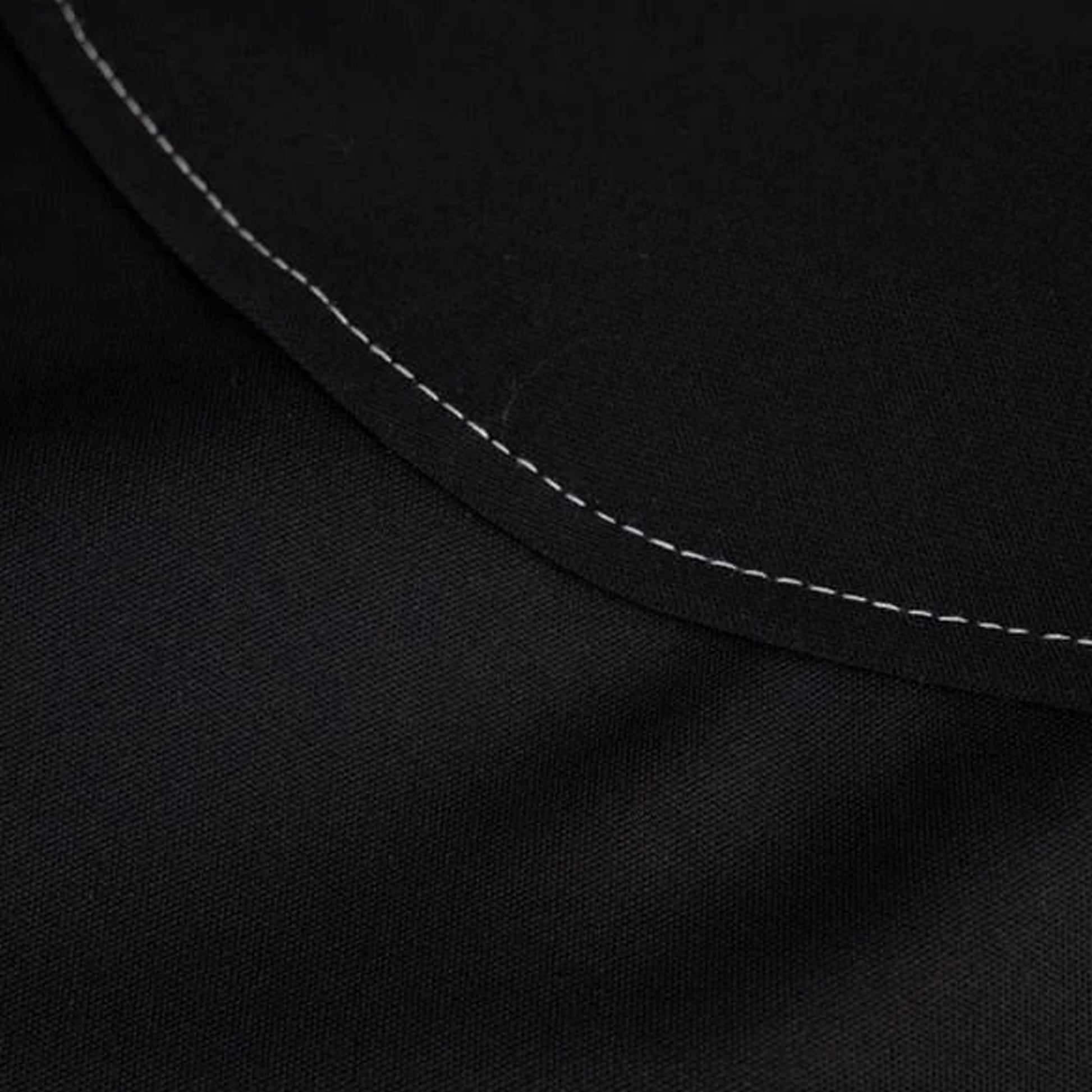 Black - Pack Shot - Island Green Mens Topstitched Golf Polo Shirt