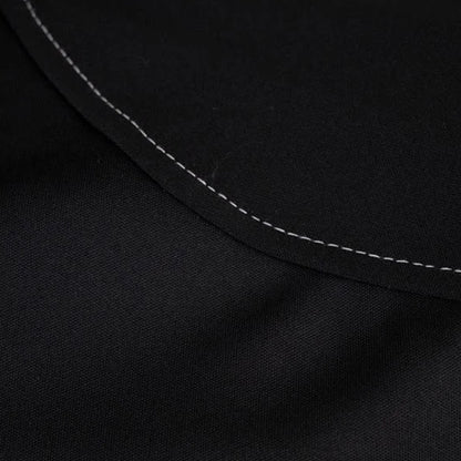 Black - Pack Shot - Island Green Mens Topstitched Golf Polo Shirt