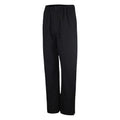 Black - Front - Island Green Mens Golf Inner Drop Hem Waterproof Trousers