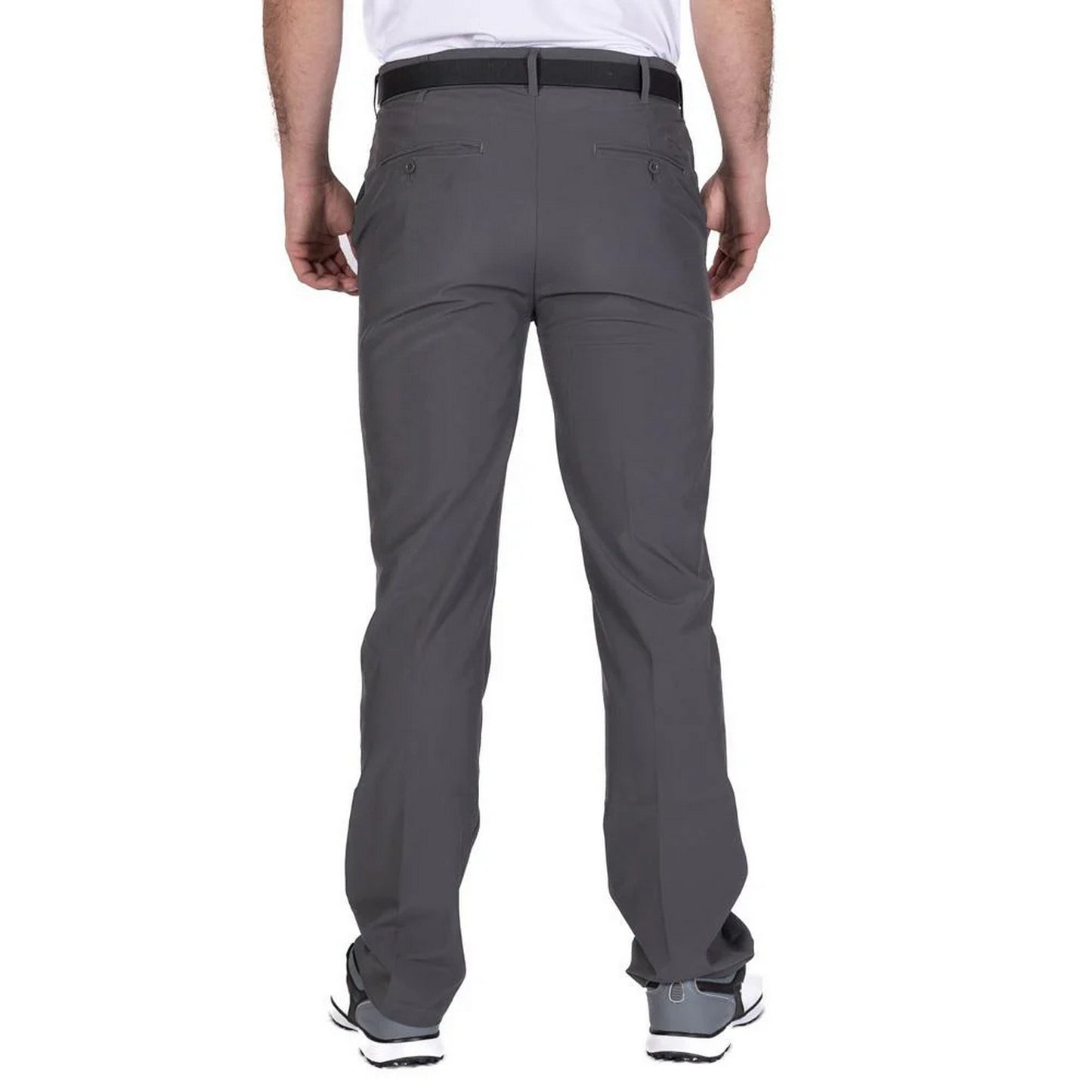 Charcoal - Lifestyle - Island Green Mens Tour Stretch Tapered Leg Golf Trousers