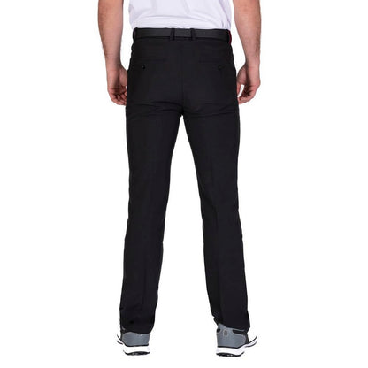 Black - Lifestyle - Island Green Mens Tour Stretch Tapered Leg Golf Trousers