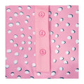 Pink-White - Side - Island Green Womens-Ladies Spotted Golf Polo Shirt
