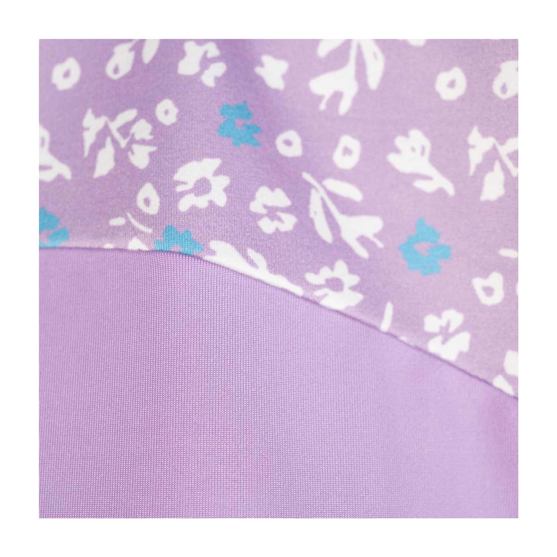 Purple - Lifestyle - Island Green Womens-Ladies Floral Base Layer Top