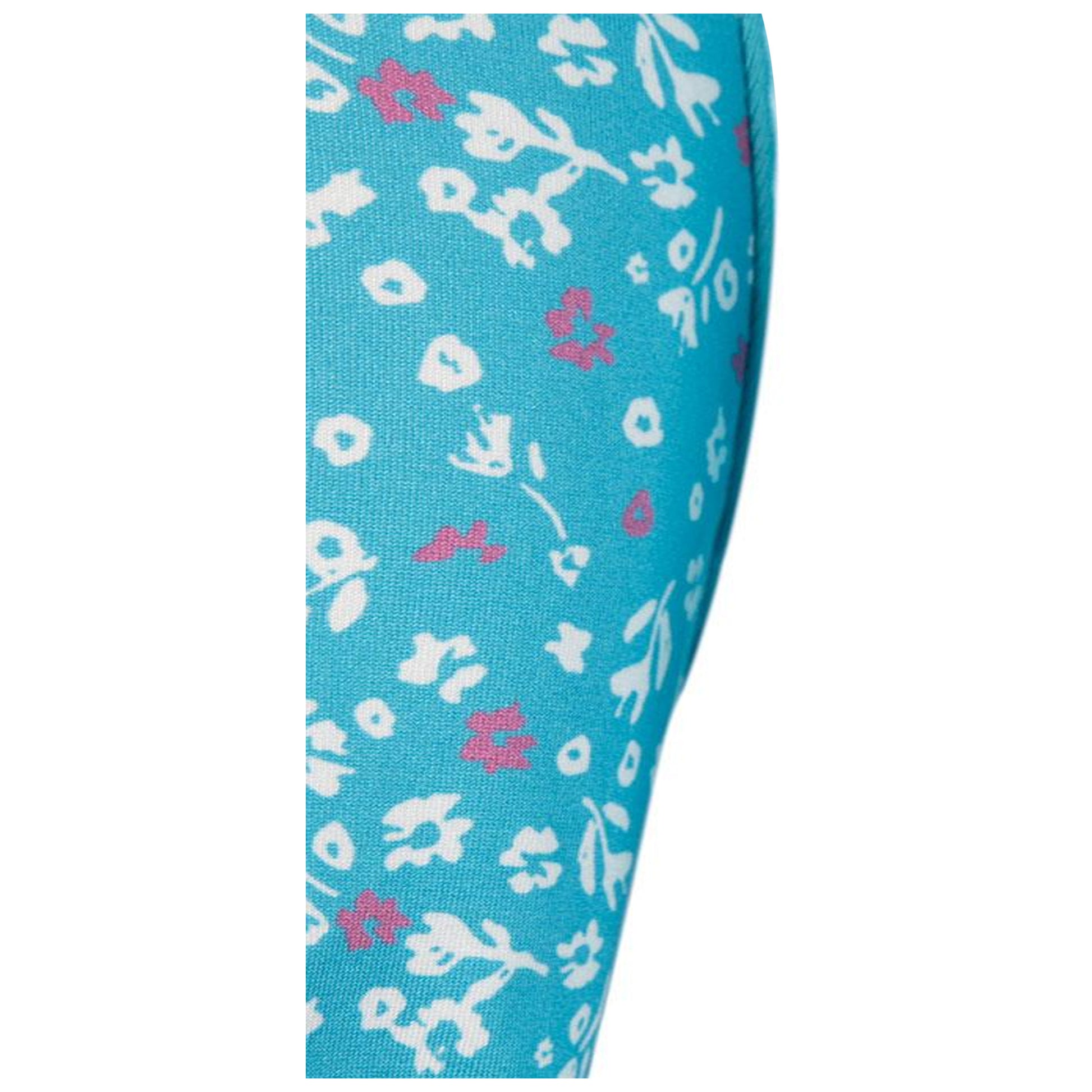 Aqua - Lifestyle - Island Green Womens-Ladies Floral Base Layer Top