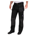 Black - Back - Lee Cooper Mens Holster Pocket Work Cargo Trousers