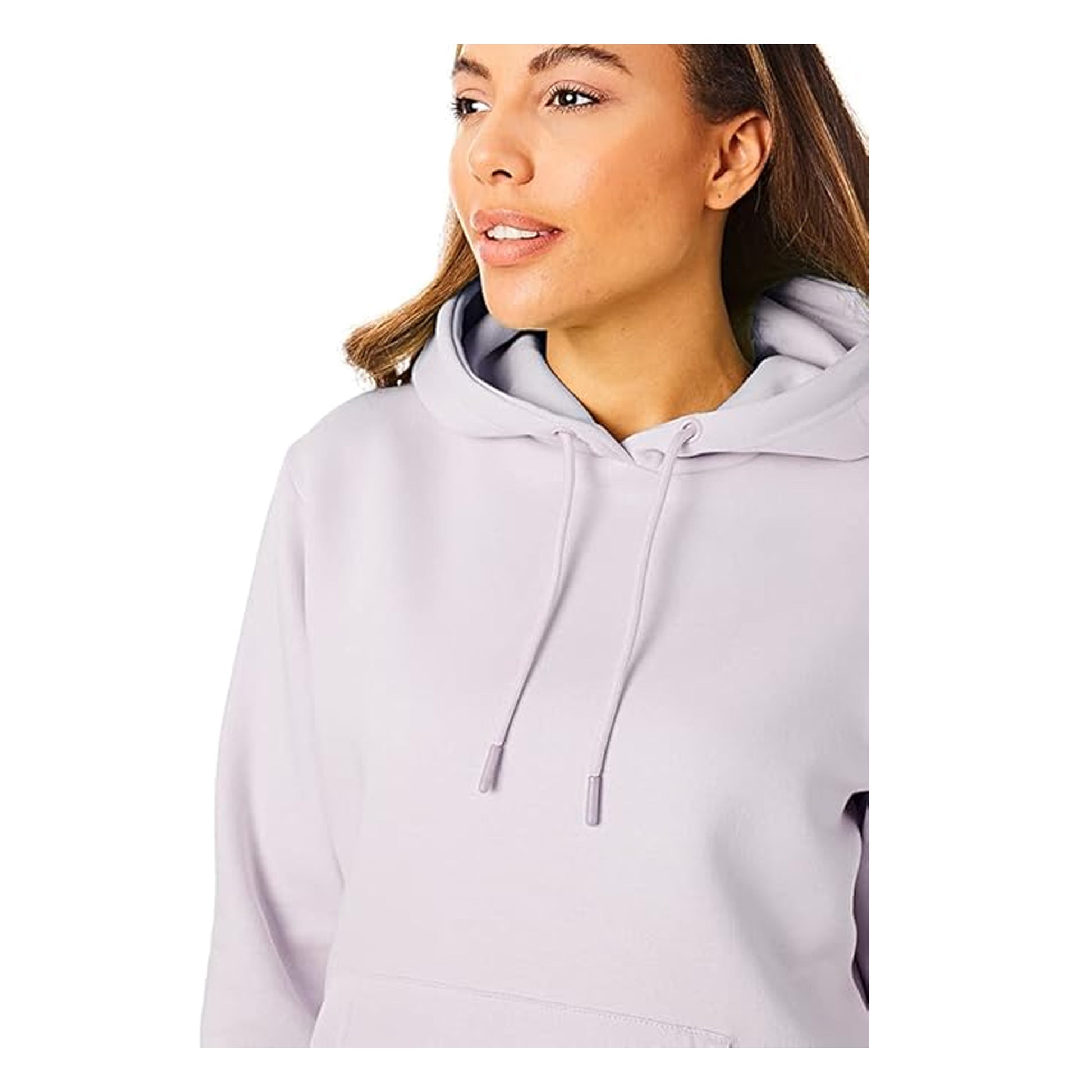Lavender Purple - Side - Light And Shade Womens-Ladies Hoodie