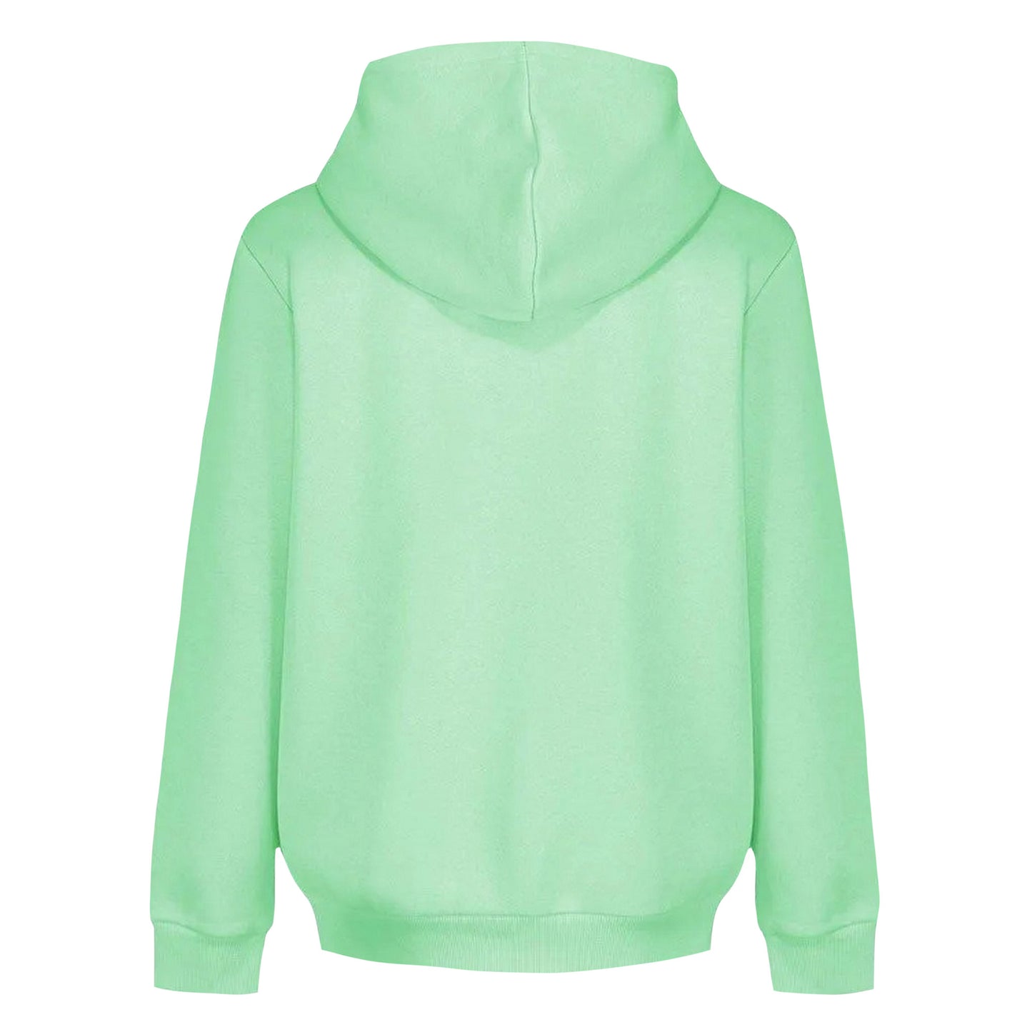 Misty Jade Green - Back - Light And Shade Womens-Ladies Hoodie