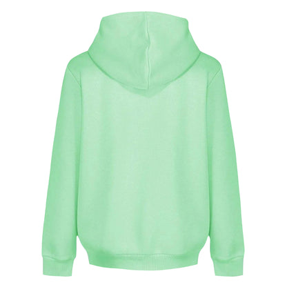 Misty Jade Green - Back - Light And Shade Womens-Ladies Hoodie