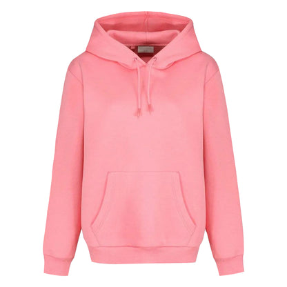 Pink - Front - Light And Shade Womens-Ladies Hoodie