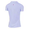Purple - Back - Island Green Womens-Ladies Mandarin Collar Polo Shirt