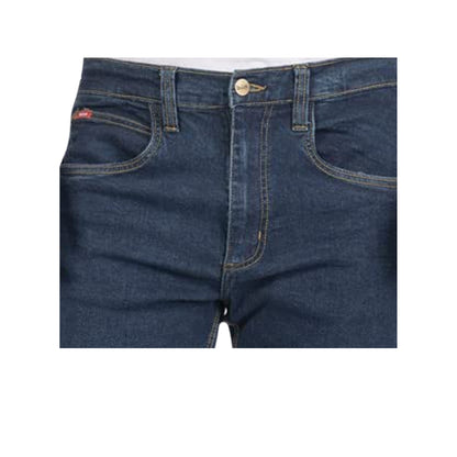 Navy Blue - Lifestyle - Lee Cooper Mens Stretch Straight Leg Work Jeans