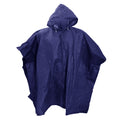 Navy - Front - Splashmacs Unisex Lightweight Rain Poncho