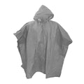 Silver - Front - Splashmacs Unisex Lightweight Rain Poncho