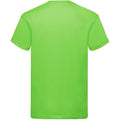 Lime - Back - Fruit Of The Loom Mens Original Short Sleeve T-Shirt
