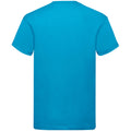 Azure Blue - Back - Fruit Of The Loom Mens Original Short Sleeve T-Shirt