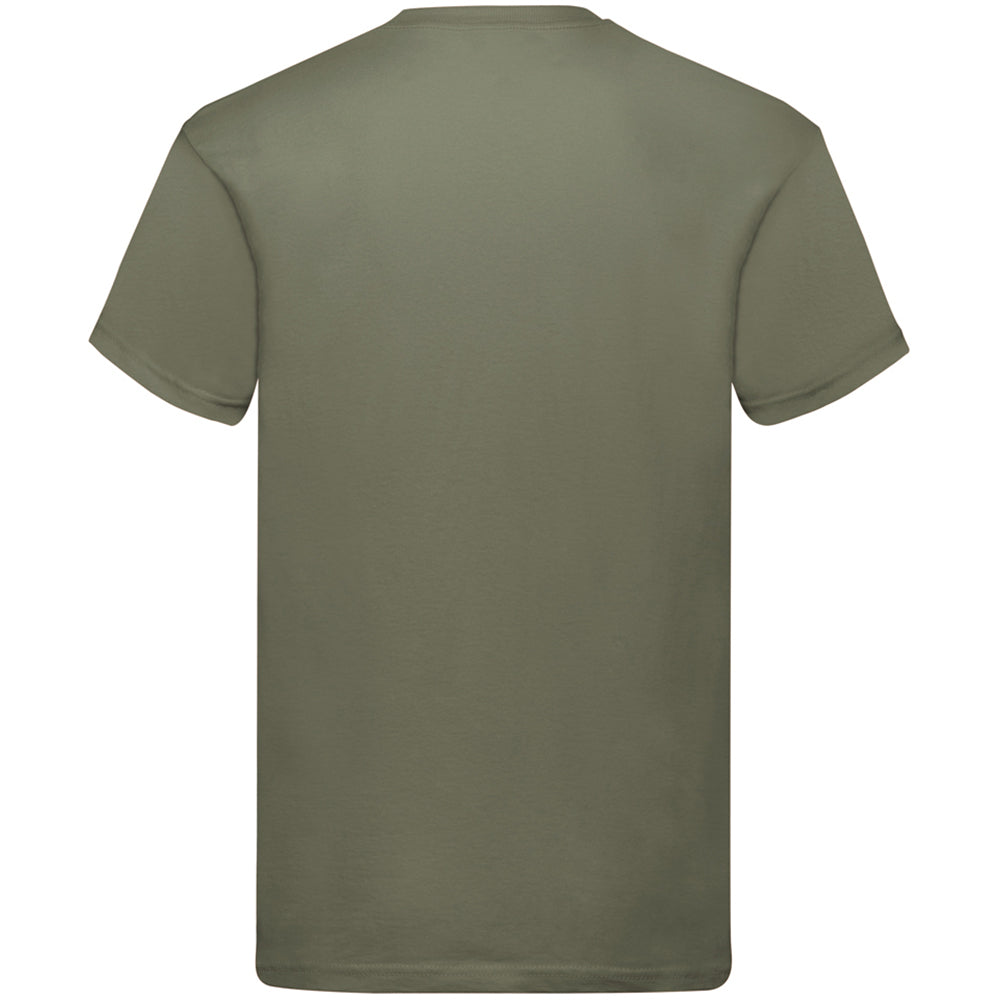 Classic Olive - Side - Fruit Of The Loom Mens Original Short Sleeve T-Shirt