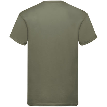 Classic Olive - Side - Fruit Of The Loom Mens Original Short Sleeve T-Shirt