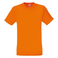 Orange - Front - Fruit Of The Loom Mens Original Short Sleeve T-Shirt