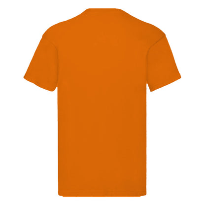 Orange - Back - Fruit Of The Loom Mens Original Short Sleeve T-Shirt