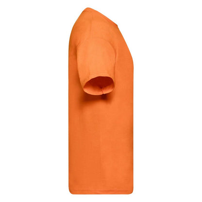 Orange - Side - Fruit Of The Loom Mens Original Short Sleeve T-Shirt