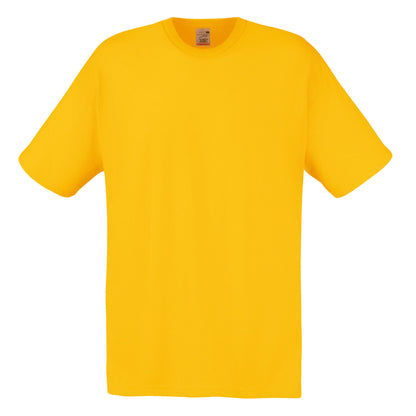 Sunflower - Front - Fruit Of The Loom Mens Original Short Sleeve T-Shirt