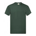 Bottle Green - Front - Fruit Of The Loom Mens Original Short Sleeve T-Shirt