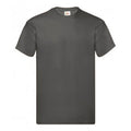 Light Graphite - Front - Fruit Of The Loom Mens Original Short Sleeve T-Shirt