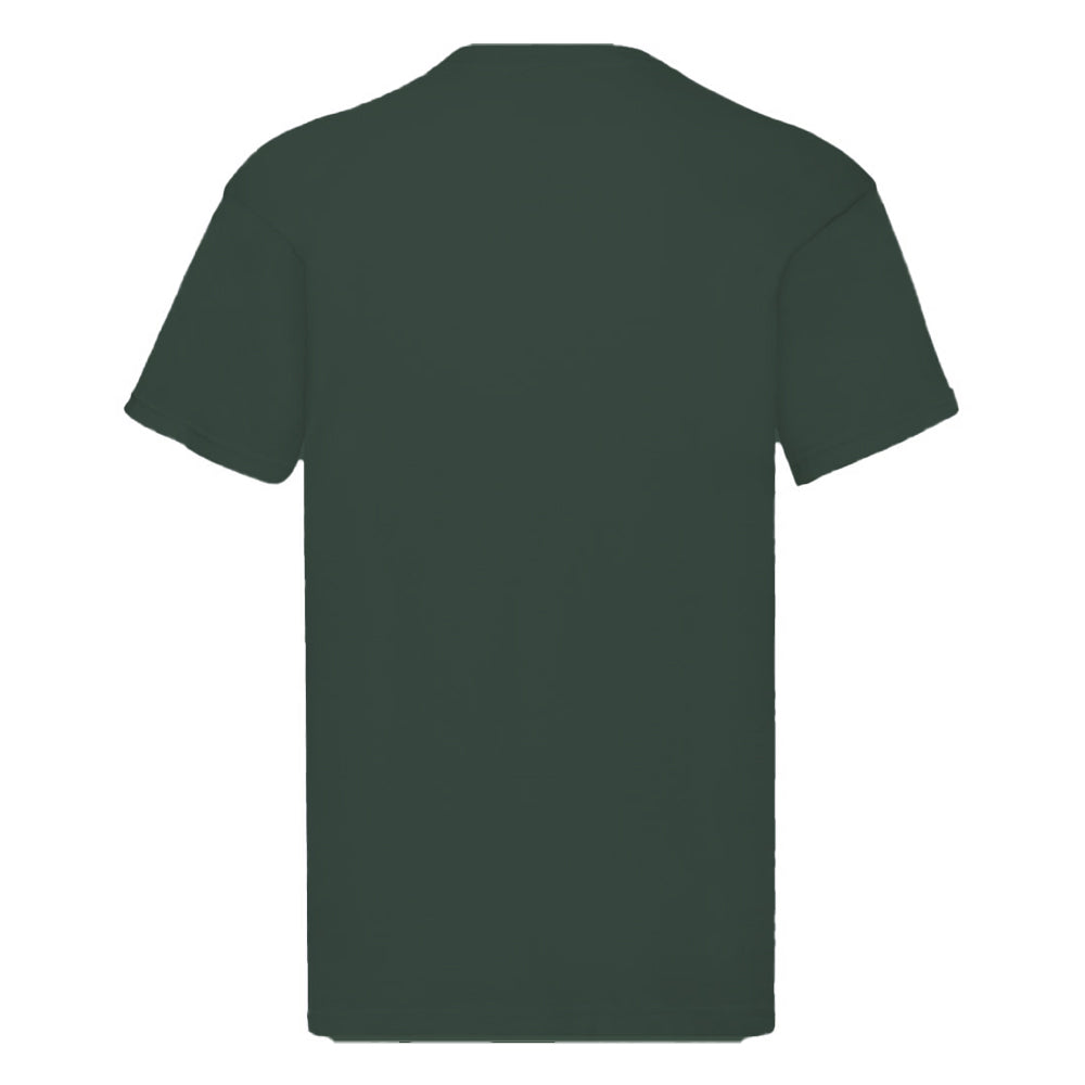 Bottle Green - Back - Fruit Of The Loom Mens Original Short Sleeve T-Shirt