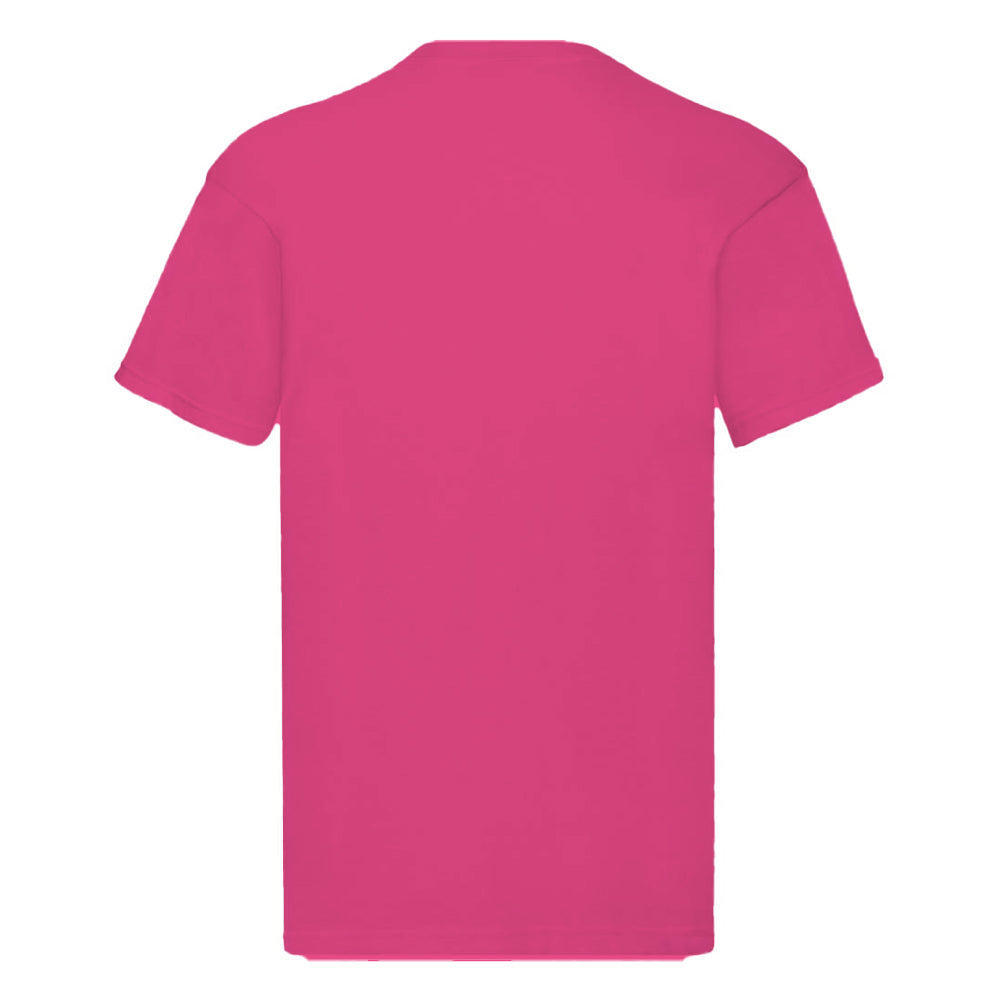 Fuchsia - Back - Fruit Of The Loom Mens Original Short Sleeve T-Shirt