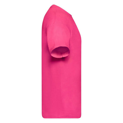 Fuchsia - Side - Fruit Of The Loom Mens Original Short Sleeve T-Shirt