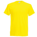 Yellow - Front - Fruit Of The Loom Mens Original Short Sleeve T-Shirt