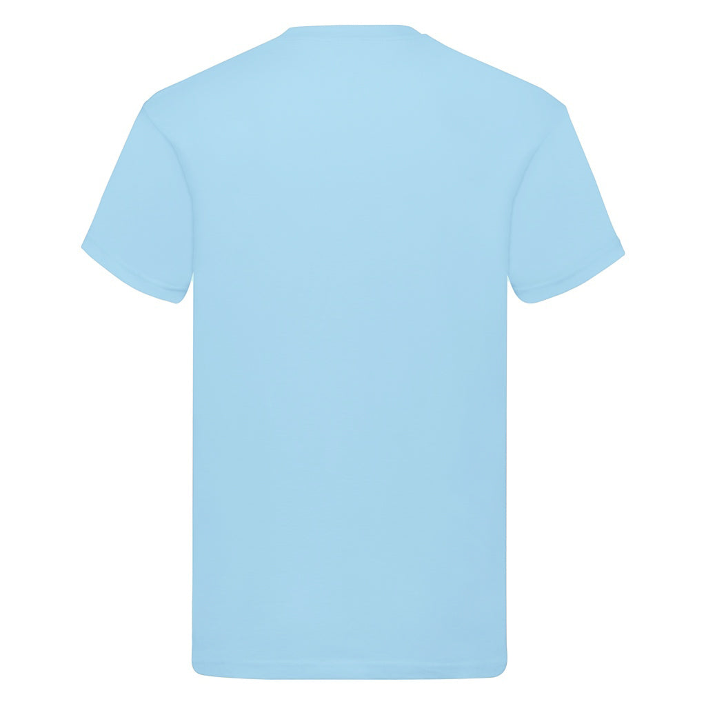 Sky Blue - Back - Fruit Of The Loom Mens Original Short Sleeve T-Shirt