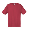 Brick Red - Front - Fruit Of The Loom Mens Original Short Sleeve T-Shirt