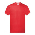 Bright Red - Front - Fruit Of The Loom Mens Original Short Sleeve T-Shirt