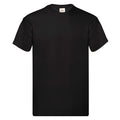 Black - Front - Fruit Of The Loom Mens Original Short Sleeve T-Shirt