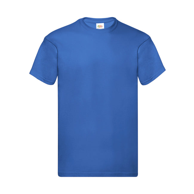 Royal - Front - Fruit Of The Loom Mens Original Short Sleeve T-Shirt