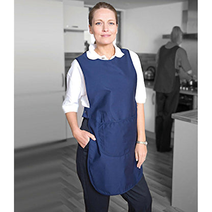 Navy - Back - Warrior Pocket Workwear Tabard