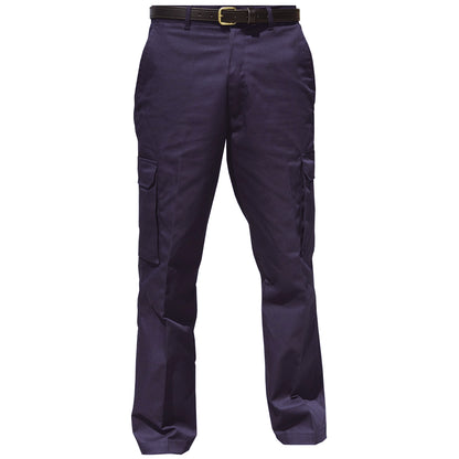 Harbour Navy - Front - Warrior Mens Cargo Workwear Trousers