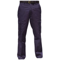 Harbour Navy - Front - Warrior Mens Cargo Workwear Trousers