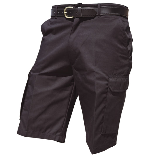 Black - Front - Warrior Mens Cargo Work Shorts