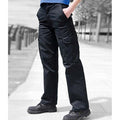 Harbour Navy - Back - Warrior Womens-Ladies Cargo Workwear Trousers