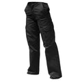 Black - Front - Warrior Womens-Ladies Cargo Workwear Trousers