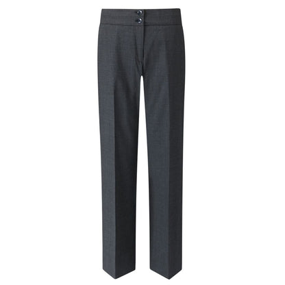 Charcoal - Back - Skopes Womens-Ladies Monique Formal Suit Trousers
