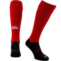 Red - Back - Canterbury Mens Playing Rugby Sport Socks