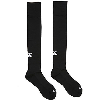 Black - Side - Canterbury Mens Playing Rugby Sport Socks