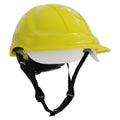 Yellow - Front - Portwest Endurance Visor Helmet